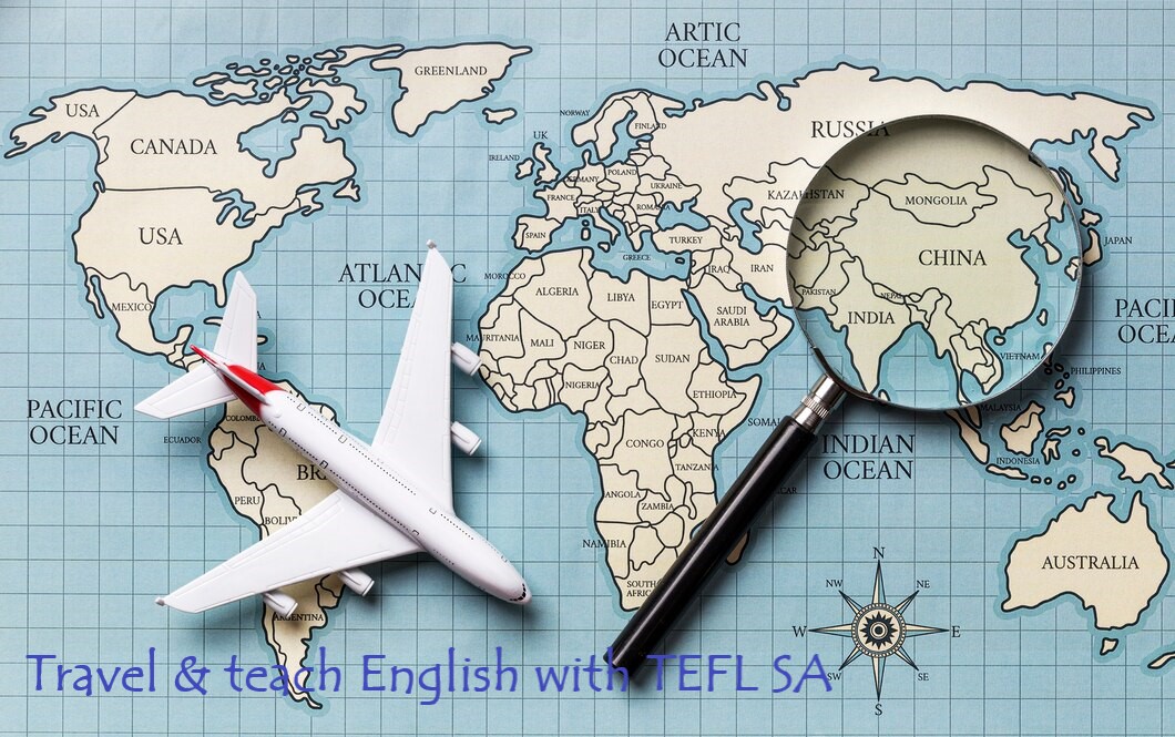 TEFL SA travel map